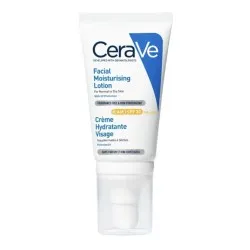 Crema hidratanta de fata cu protectie solara SPF 30 pentru ten normal si uscat, 52 ml, CeraVe