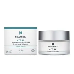 Crema hidratanta si calmanta pentru piele sensibila predispusa la rozacee, Azelac, 50ml, Sesderma