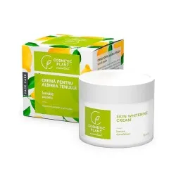 Crema pentru albirea tenului cu extract de lamaie si papadie, 50 ml, Cosmetic Plant