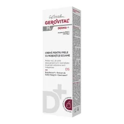 Crema pentru piele cu roseata si scuame H3 Derma+, 50 ml, Gerovital