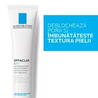 Crema fluida renovatoare 8h Effaclar K+, 30ml, La Roche-Posay
