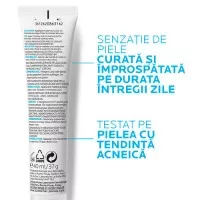 Crema fluida renovatoare 8h Effaclar K+, 30ml, La Roche-Posay