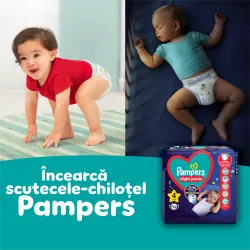 Scutece-chilotel Pampers Pants Marimea 5, 12 kg-17 kg, 48 bucati