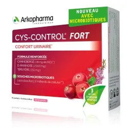 Cys-Control Fort -plic x 10 + baton x 5, Arkopharma