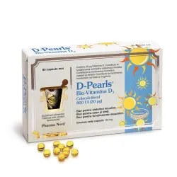 D- Pearls Bio- Vitamina D3 800 UI -cps. moi x 80 - Pharma Nord