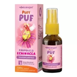 PufyPuf spray propolis si echinacea, 20 ml, Dacia Plant