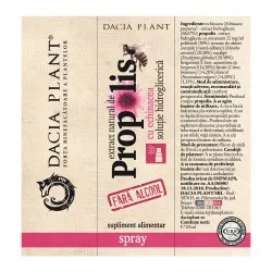 Extract natural de propolis cu echinacea spray, 20 ml, Dacia Plant