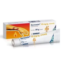 Dermazin crema, 10mg/g, 50 g, Sandoz