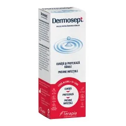 Dermosept solutie pentru ingrijirea ranilor, 250 ml, Terapia