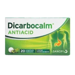 Dicarbocalm antiacid, 20 comprimate masticabile, Sanofi