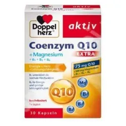 Doppel Herz Aktiv Coenzima Q10 Extra + Magnesium +B1+B5+B6 cps. x 30