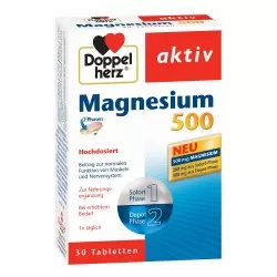 Magneziu 500mg, 30 comprimate, Doppelherz