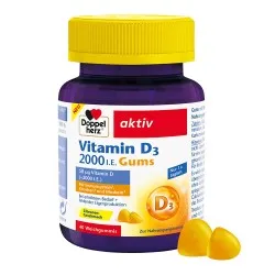 Jeleuri Vitamina D3 2000UI, 40 jeleuri, Doppel Herz Aktiv