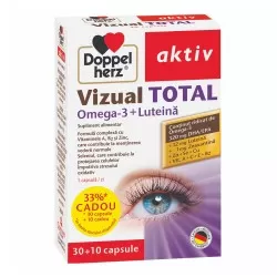 Vizual Total cu Omega 3 si Luteina, 30 capsule, Doppelherz