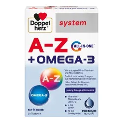 A-Z + Omega 3, 30 capsule, Doppelherz