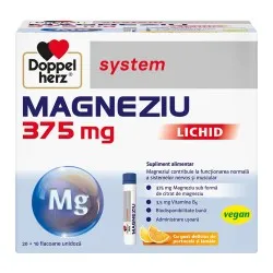 System Magneziu 375 mg, 30 fiole, Doppel Herz