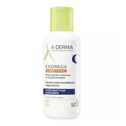 Crema de noapte reparatoare si emolienta pentru piele uscata Exomega Control, 400 ml, A-Derma
