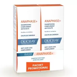 Pachet Sampon revitaliant si fortifiant Anaphase, 200 ml + 200 ml, Ducray