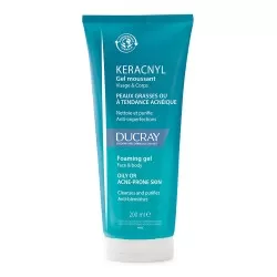 Gel spumant pentru pielea cu tendinta acneica Keracnyl, 200 ml, Ducray