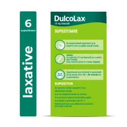 Dulcolax 10mg, 6 supozitoare, Sanofi