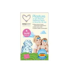 Easy Care Plasturi cu Gel Racoritor Impotriva Febrei si Durerilor de Cap x 4buc