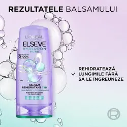 Balsam Rehidratant Hyaluron Pure, 200ml, Elseve