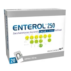 Enterol 250mg, 20 capsule, Biocodex