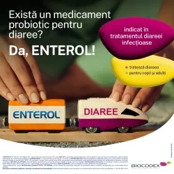Enterol 250mg, 20 capsule, Biocodex