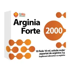 Arginia Forte 2000, 10 fiole buvabile, Esvida Pharma