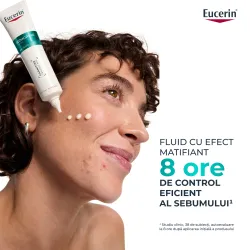 Fluid Matifiant de Fata DermoPure, 40ml, Eucerin