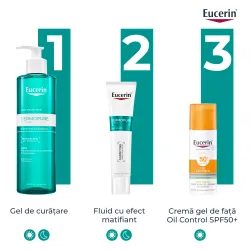 Fluid Matifiant de Fata DermoPure, 40ml, Eucerin