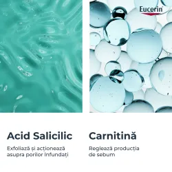 Fluid Matifiant de Fata DermoPure, 40ml, Eucerin