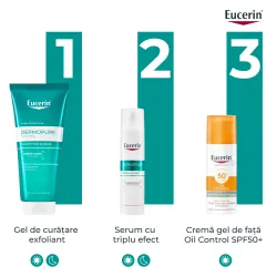 Gel Tip Scrub de Curatare DermoPure, 100ml, Eucerin