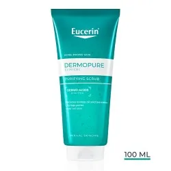 Gel Tip Scrub de Curatare DermoPure, 100ml, Eucerin