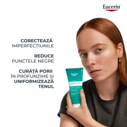 Gel Tip Scrub de Curatare DermoPure, 100ml, Eucerin