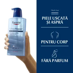Gel de Dus Reparator Uree 5%, 400ml, Eucerin