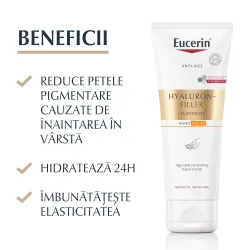 Crema de Maini Corectoare SPF30 Hyaluron Filler + Elasticity, 75ml, Eucerin