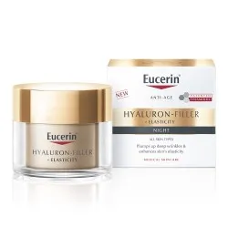 Crema de Noapte Hyaluron Filler + Elasticity, 50ml, Eucerin