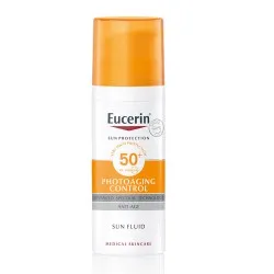 Protectie solara Sun Face Fluid Photoaging Control SPF50+, 50ml, Eucerin