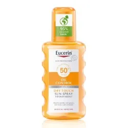 Spray de Corp Transparent SPF50+ Sun Oil Control, 200ml, Eucerin