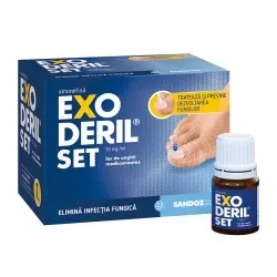 Exoderil Set lac de unghii medicamentos, 50 mg/ml, 2.5 ml, Sandoz