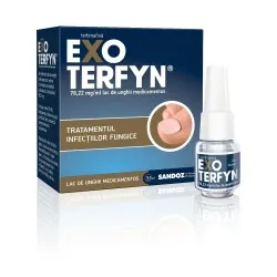 Exoterfyn lac de unghii medicamentos, 78.22 mg/ml, 3.3 ml, Sandoz