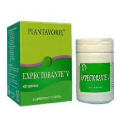 Expectorante V, 40 tablete, Plantavorel