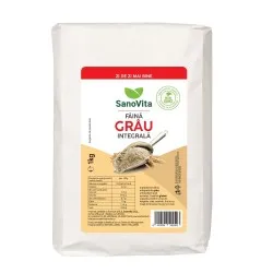 Faina integrala de grau, 1kg, SanoVita