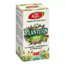 Sirop Plantusin cu miere, vitamina C si propolis, 100 ml, Fares