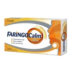 Faringocalm miere si portocala, 3 mg, 12 pastile, Terapia