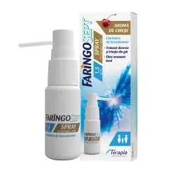 Faringosept, 1,5 mg/ml spray bucofaringian, soluție, 15 ml, Terapia