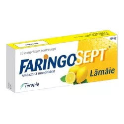 Faringosept Lamaie, 10 mg, 10 comprimate de supt, Terapia