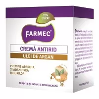 Crema antirid ulei de argan, 50 ml, Farmec
