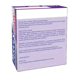 Fervex durere si febra Instant Forte, 1000 mg, 8 plicuri, Upsa